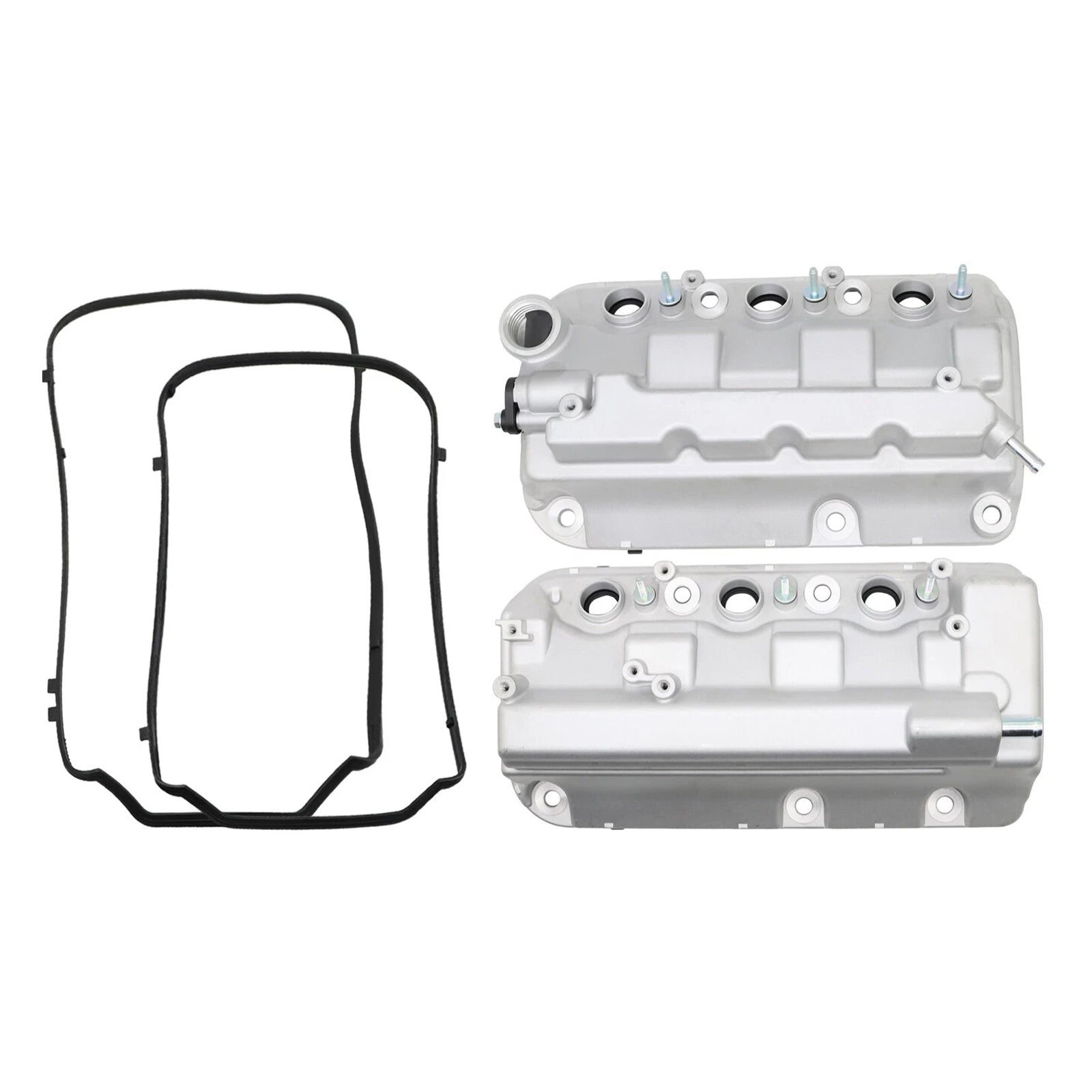 2010-2012 Honda Crosstour 3.5L V6 2PCS Front+Rear Engine Valve Cover 12310R70A00 12310R70A10