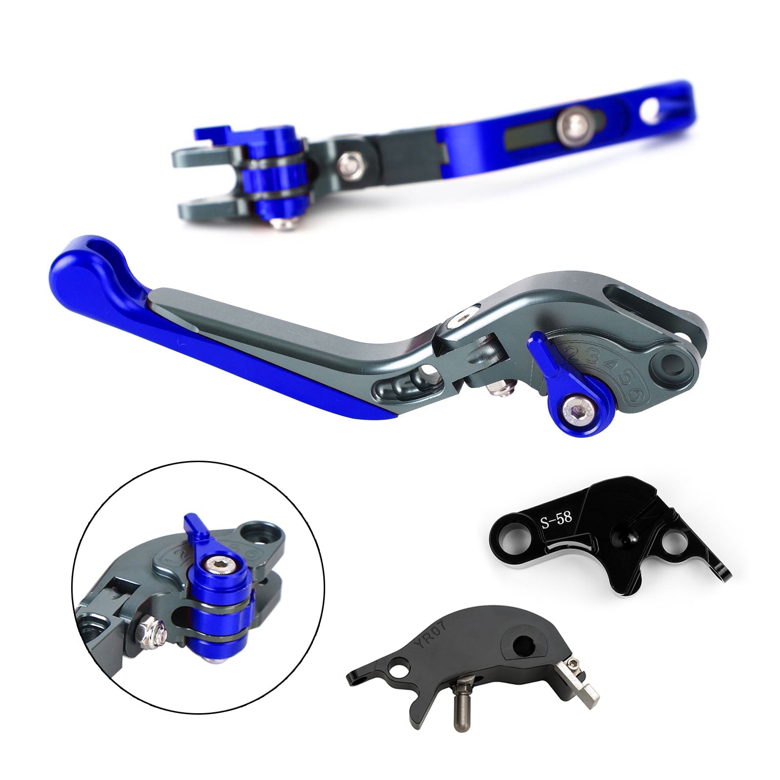 Adjustable Clutch Brake Lever fit for YAMAHA YZF R7 MT-10/SP FZ-10/SP 2022-23