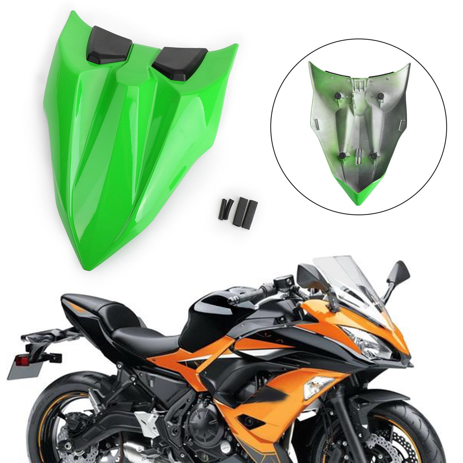 Motorcycle Rear Seat Fairing Cover Cowl For Kawasaki Z650 Ninja 650 2017-2023