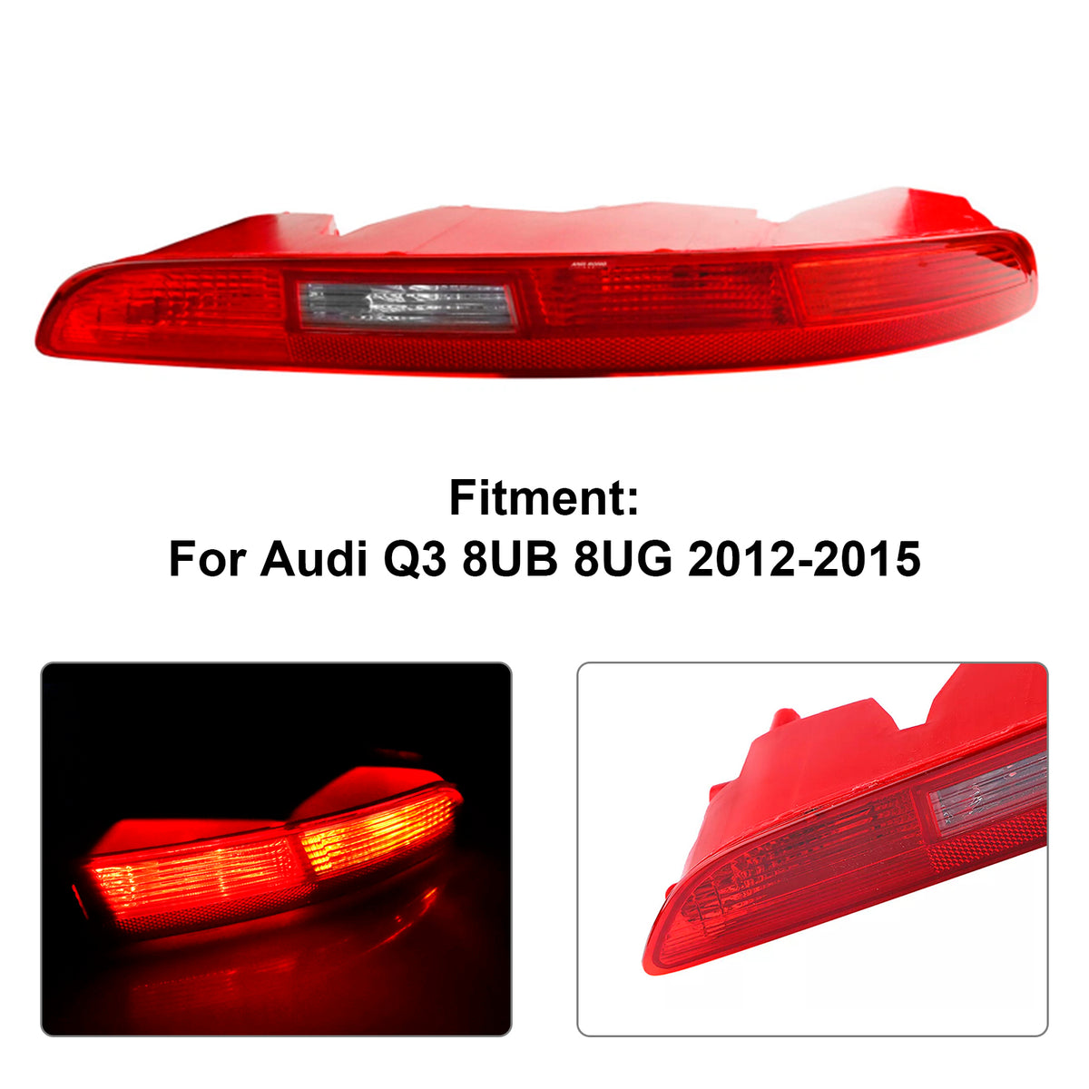 2012-2015 Audi Q3 Right Rear Bumper Light Tail Stop Brake Lamp 8UD945096