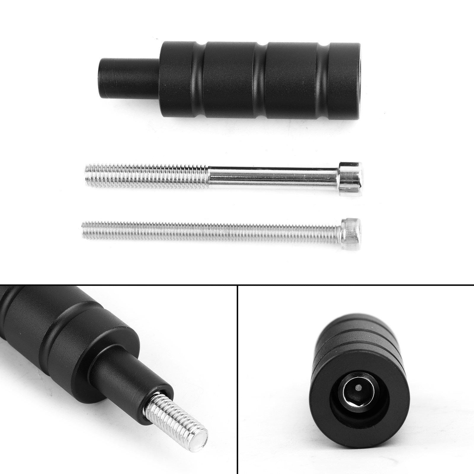 Aluminum M8 M6 Motorcycle Headlight Fog Light Mount Bracket Extender Support Bar