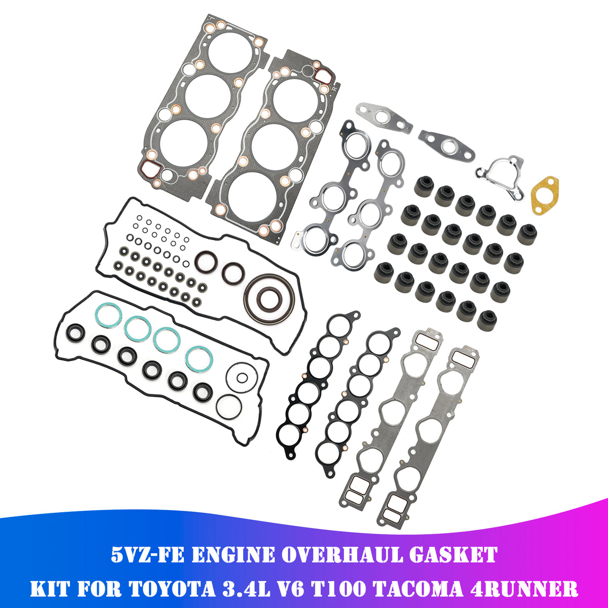 2000-2004 Toyota Tundra 5VZ-FE Engine Overhaul Gasket Kit 04111-62130