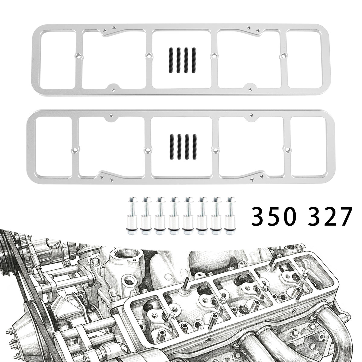 Valve Cover Adapter 55-86 Perimeter to 87-02 Center Bolt Head 350 327 551542