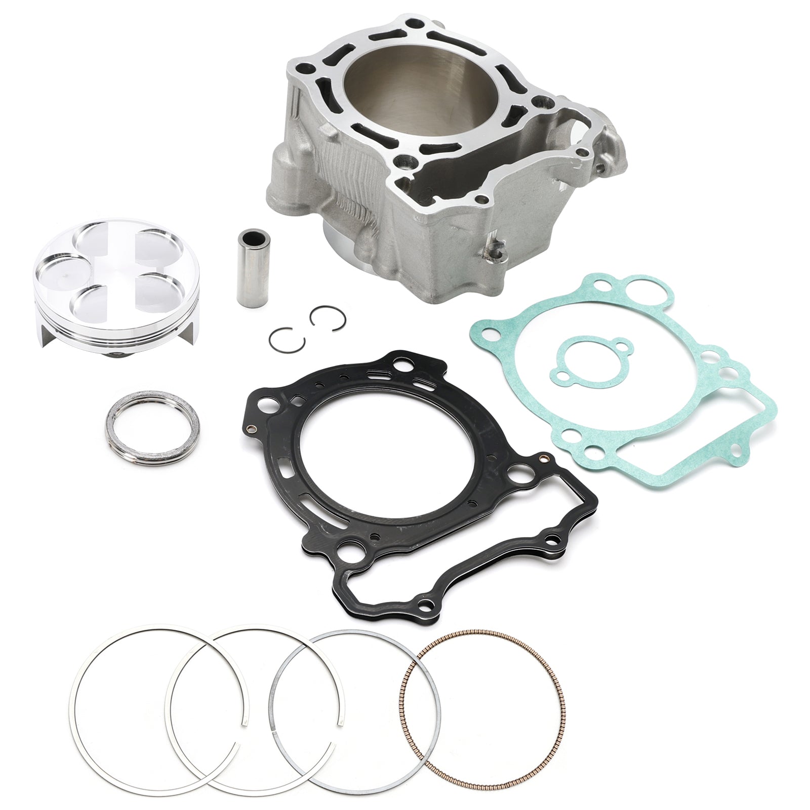 77mm Cylinder Piston Top End Rebuild Kit for Yamaha YZ250F WR250 YZ 250F 2001-2013 5XC-11311-20, 5XC-11311-10, 5XC-11311-01 5NL-11631-10, 5NL-11631-20