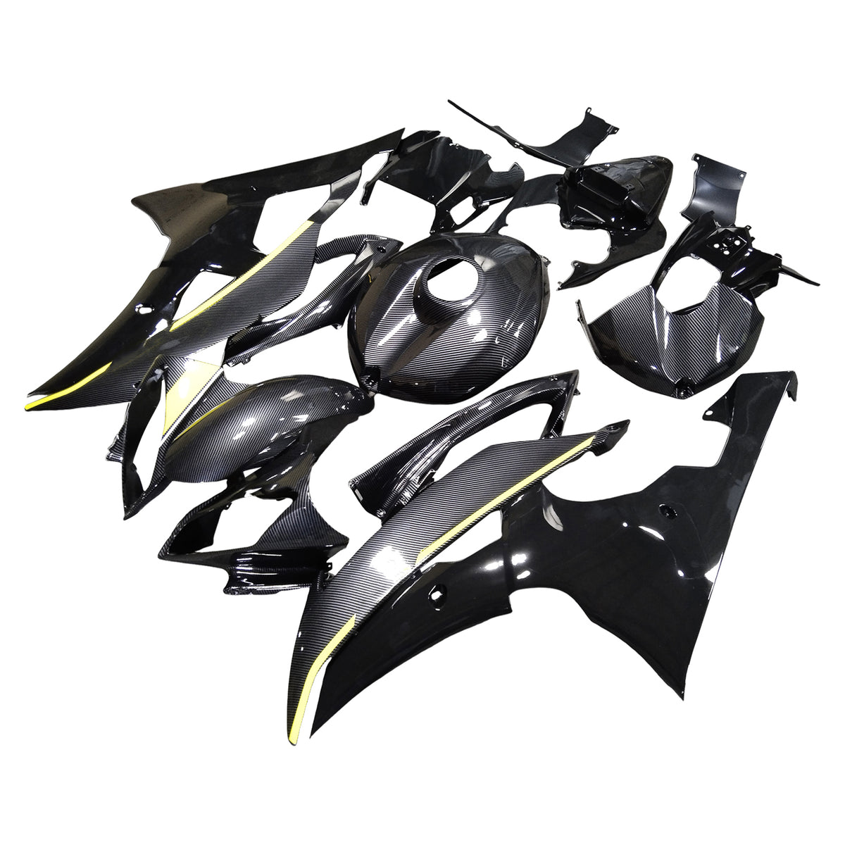 Injection Fairing Kit Bodywork Plastic ABS For Yamaha YZFR6 YZF-R6 2008-2016
