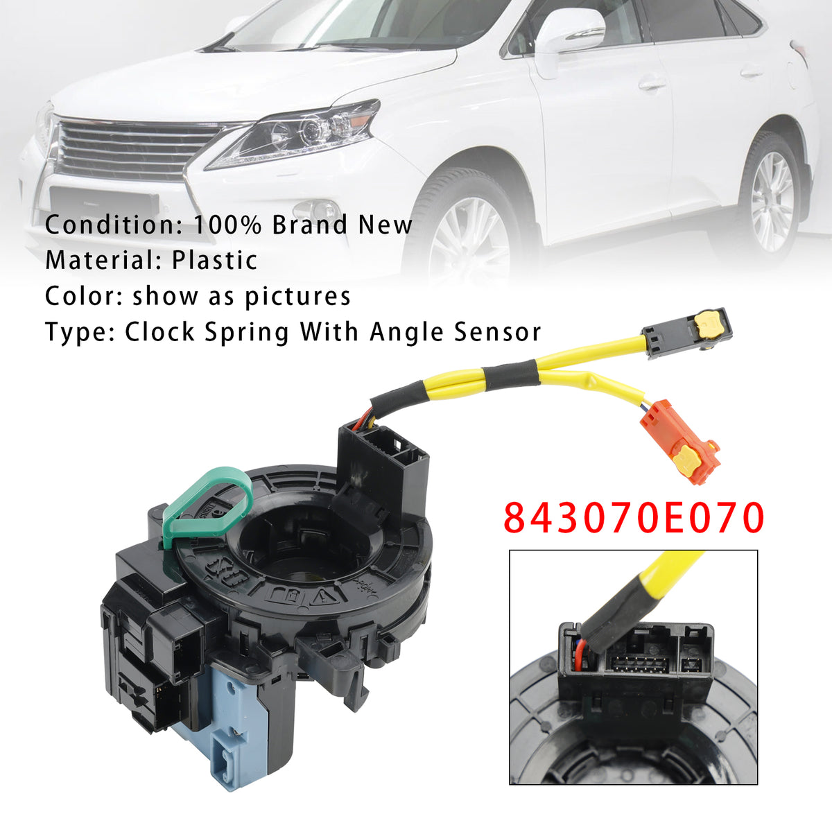 2015-2019 Subaru WRX STI Clock Spring With Angle Sensor 83196-FJ030