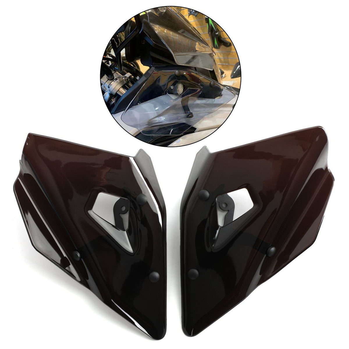 BMW R1200GS R1250GS LC ADV F750GS F850GS 제네릭용 오토바이 디플렉터 사이드 탑