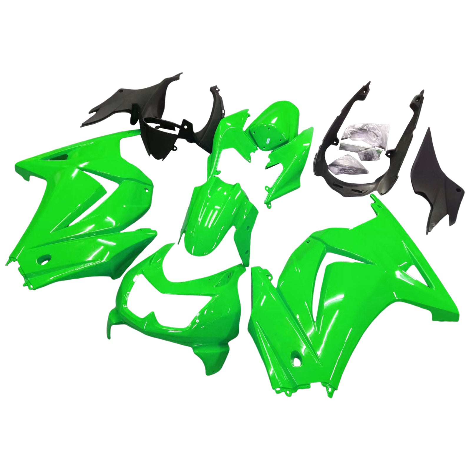 2008-2012 EX250 / Ninja 250R Bodywork Fairing ABS Injection Molded Plastics 4 Colors Generic