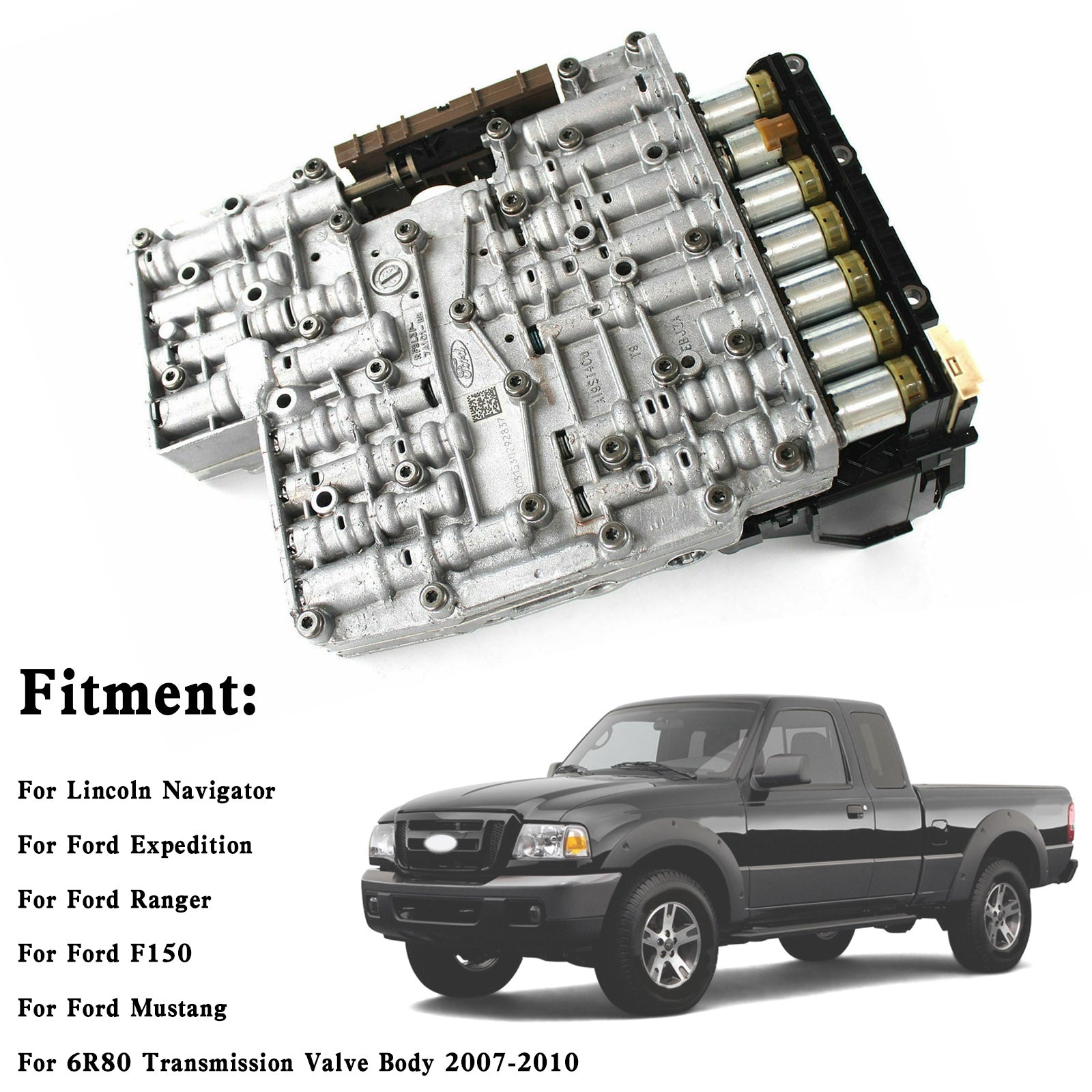 6R80 Transmission Valve Body With TCU For 2007-2010 FORD F-150 Expedition Ranger Mustang Generic