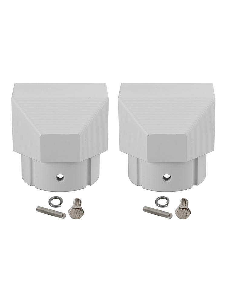 2PCS Alminum Replacement Part End Plug Solid For Dometic SUNCHASER II Awning