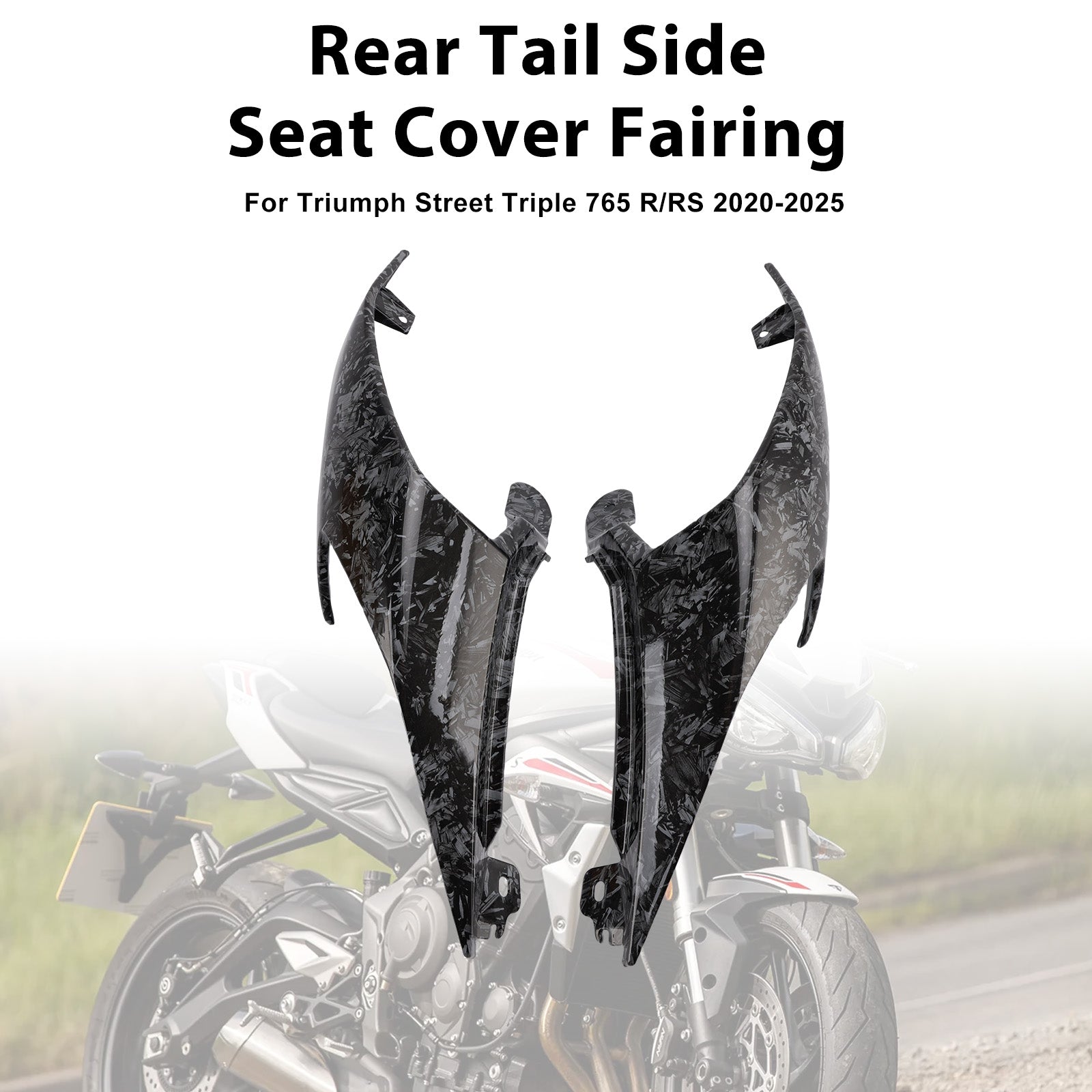 2020-2025 Street Triple 765 R RS Rear Tail Side Seat Cover Fairing