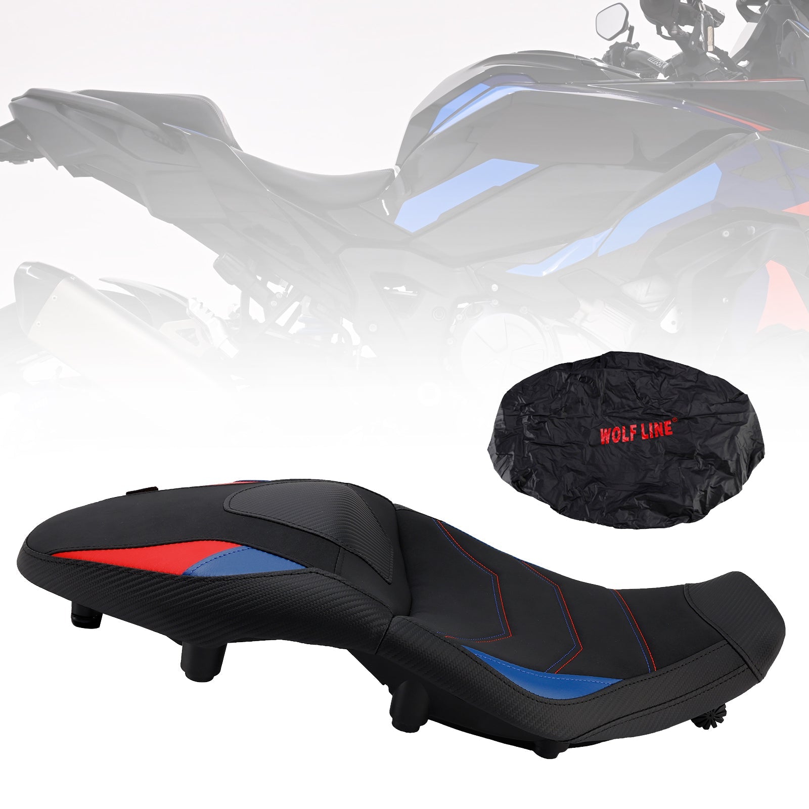 Rider Passenger Seat Front Rear Cushion -40Mm For Bmw S1000Xr 20-24 M1000Xr