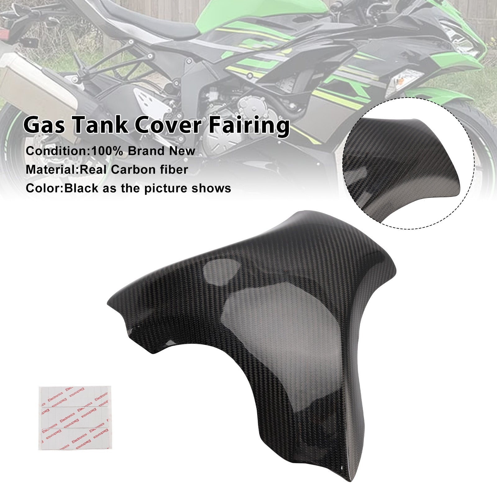 2019-2025 Kawasaki ZX-6R ZX6R Real Carbon Fiber Tank Cover Fairing