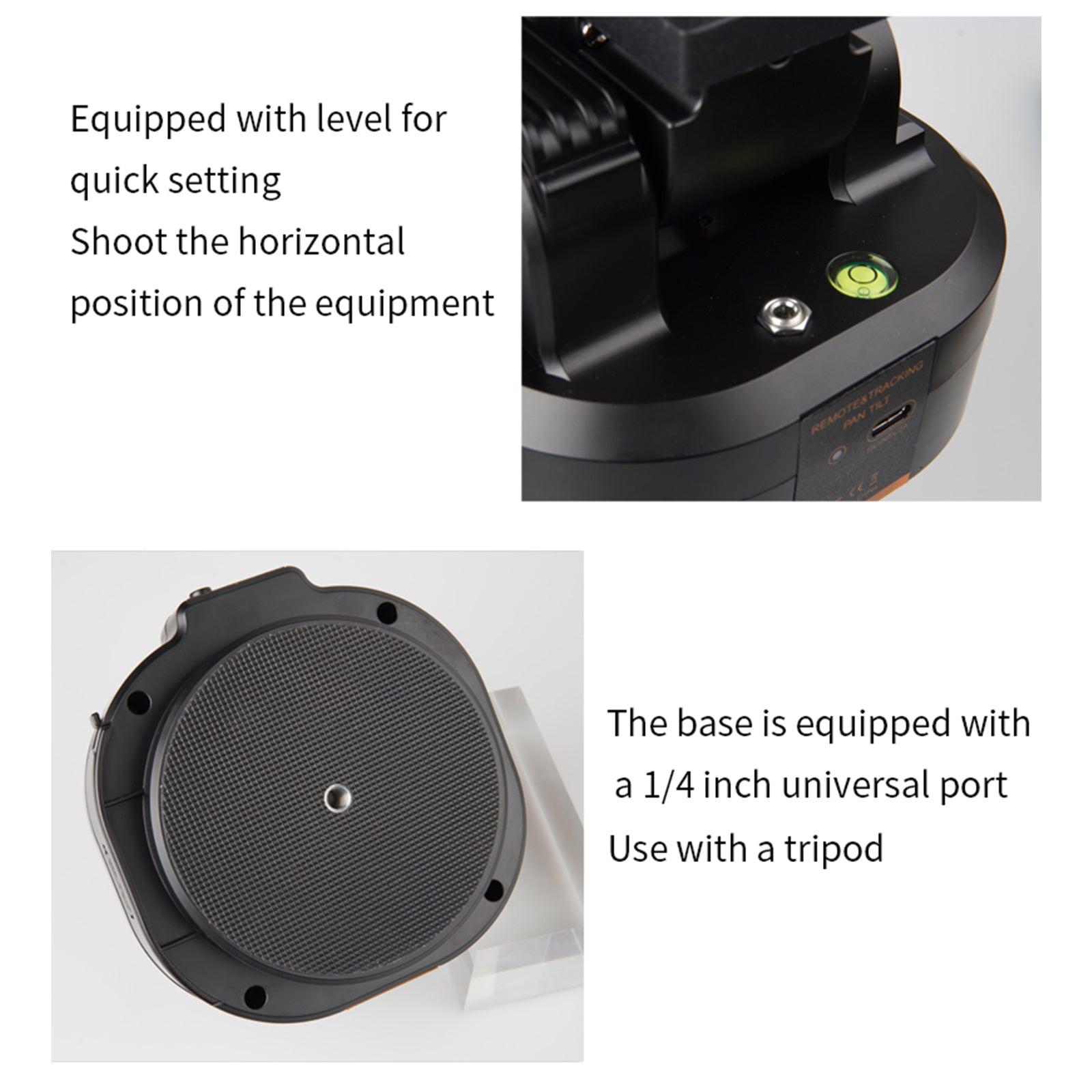 YT-1500 카메라 전기 클라우드 플랫폼 모바일 라이브 회전 파노라마 스태빌라이저