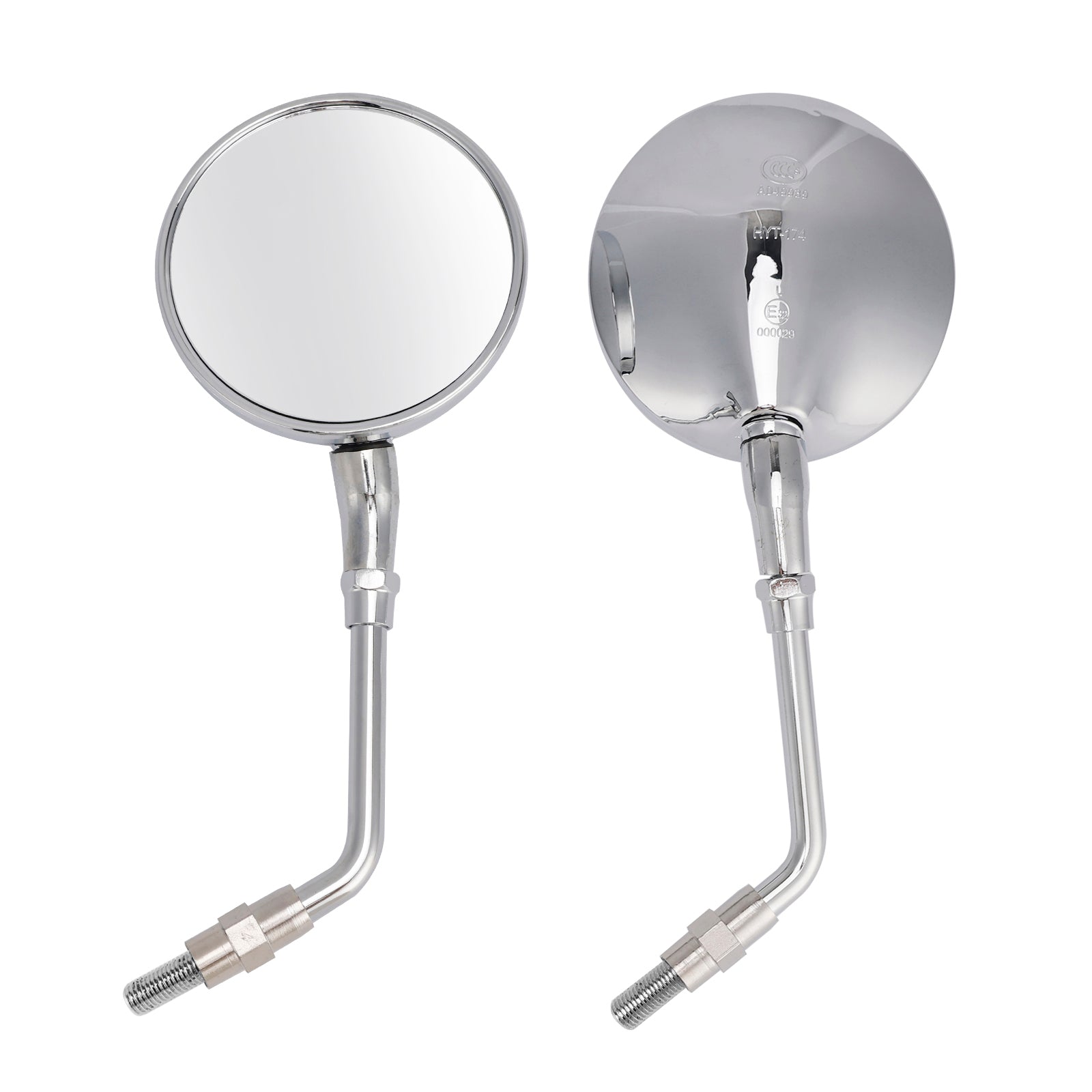 PAIR 10MM MIRRORS CHROME 88210-MCC-000 FOR HONDA VT100 GL1000 CB1300F CB500
