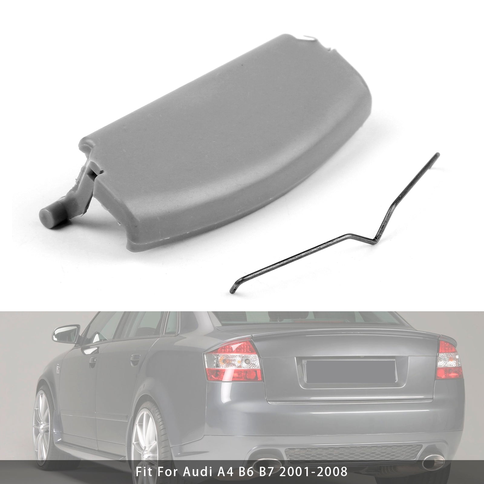 Gray Console Center Armrest Lid Latch For Audi A4 B6 B7 2001-2008 8E0864245E