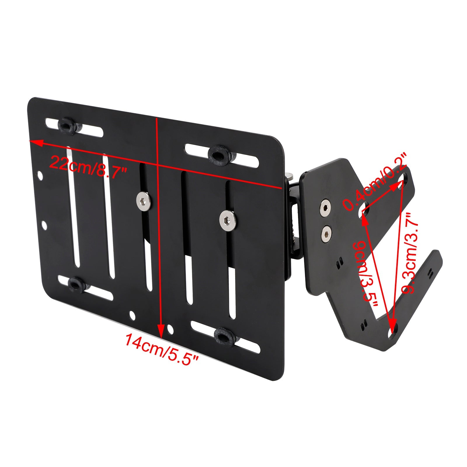 2019-2024 INDIAN FTR1200 Side License Plate Holder Frame Bracket