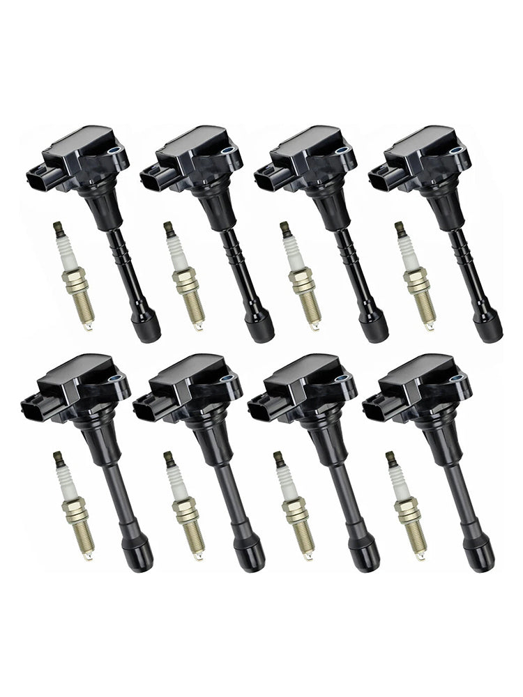 8X Ignition Coil & Spark Plug Kit UF650 For Infiniti QX80 5.6L V8 2014-2019