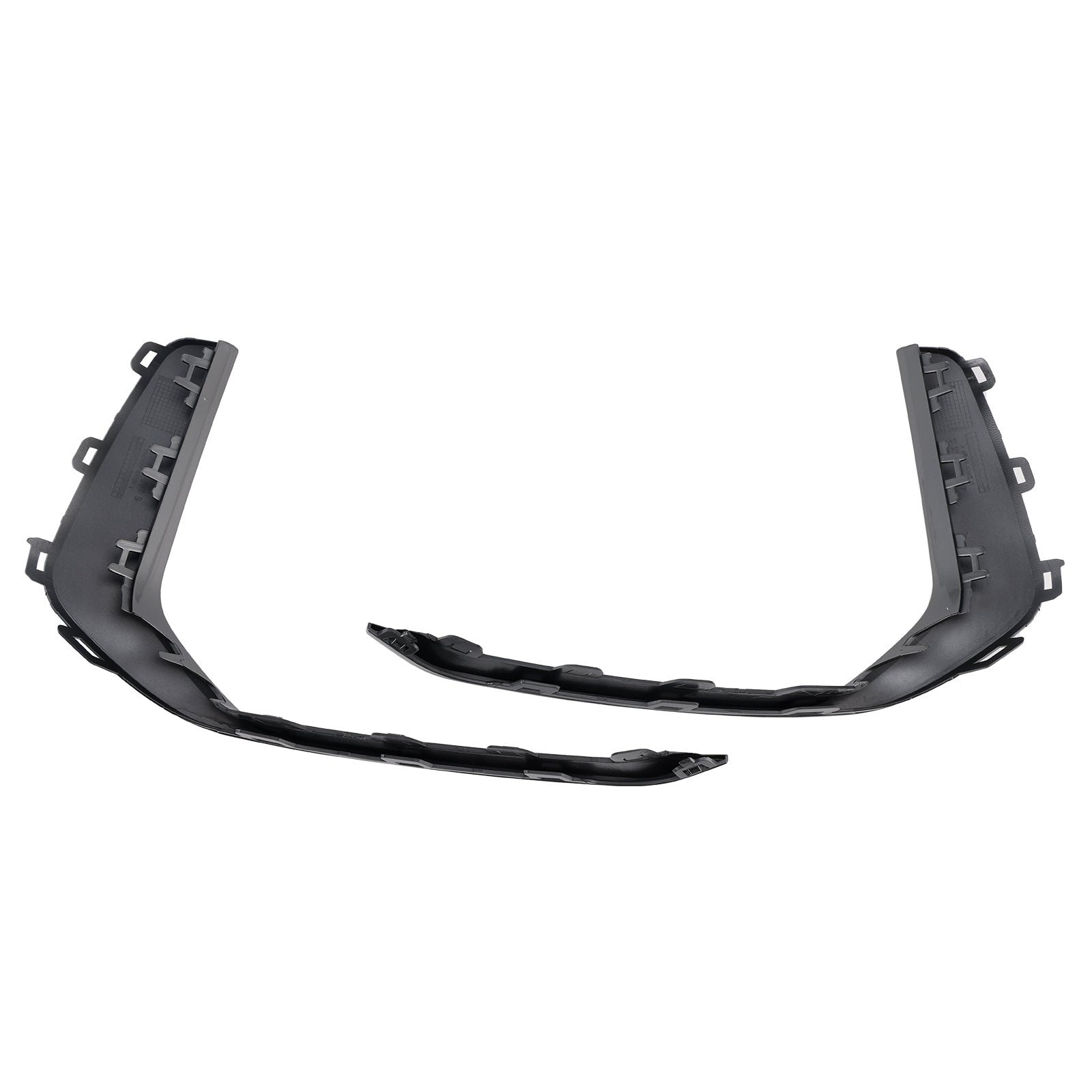 2019-2023 Audi A6 C8 S-Line S6 2PCS Front Fog Light Lamp Trim Gray