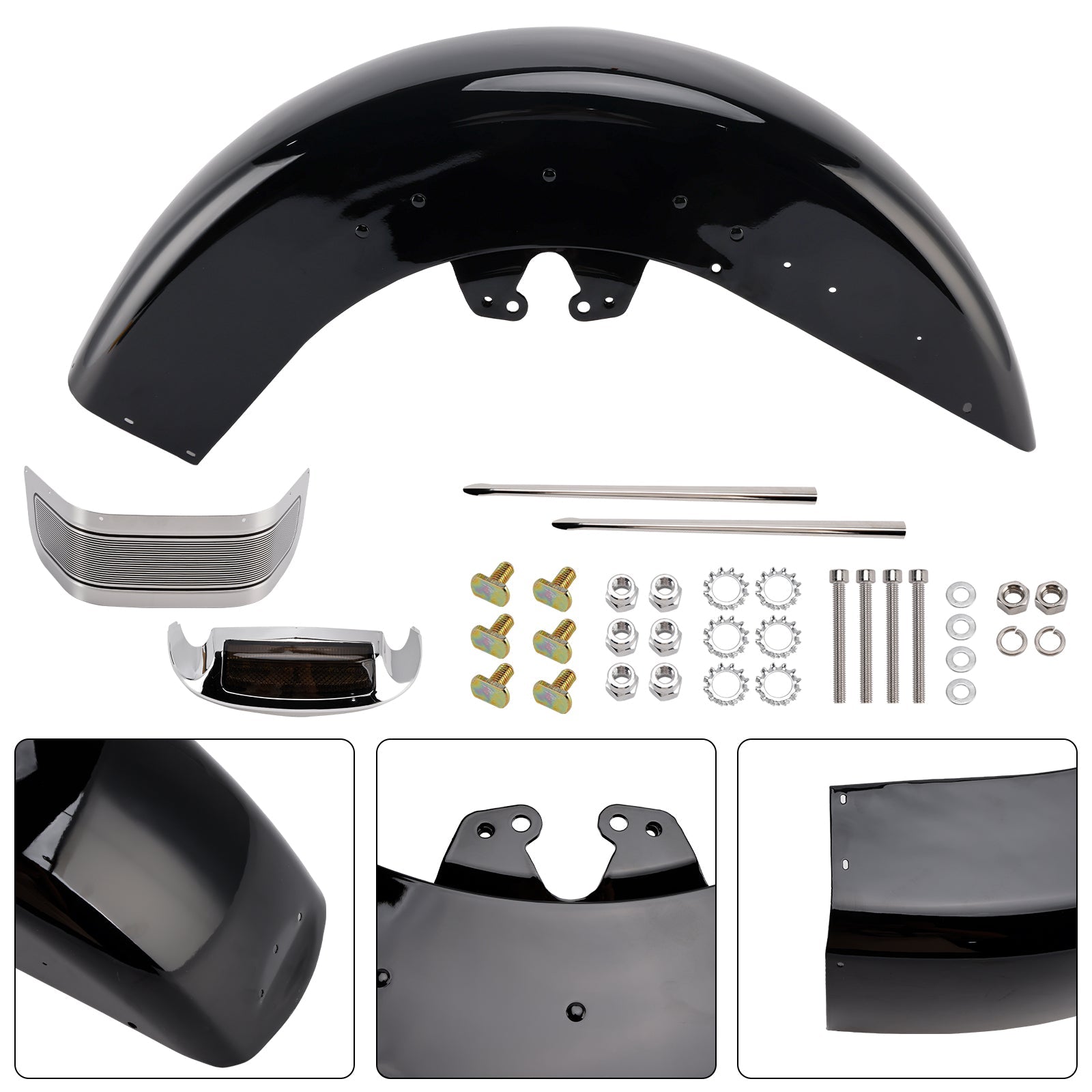 2014-2024 Touring Electra Glide Ultra Limited Steel Front Fender Mudguard