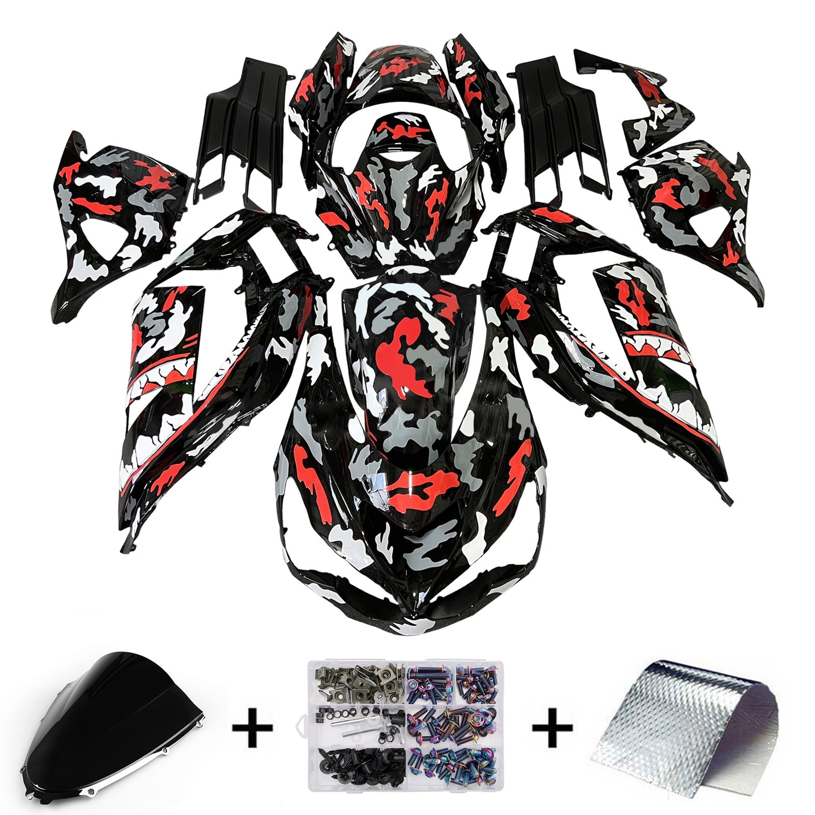 Injection Fairing Kit Bodywork fit For Kawasaki ZX14R ZZR1400 2012-2025