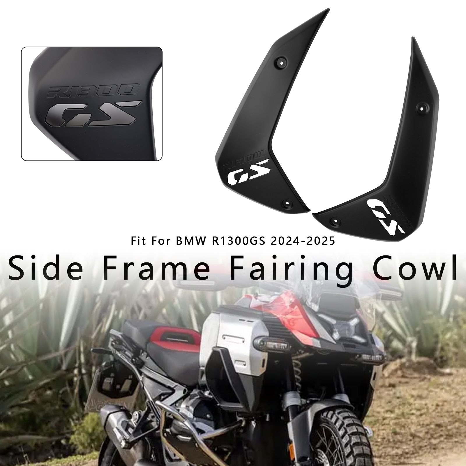 2024-2025 BMW R1300GS Side Frame Fairing Cowl Guards Radiator Cover