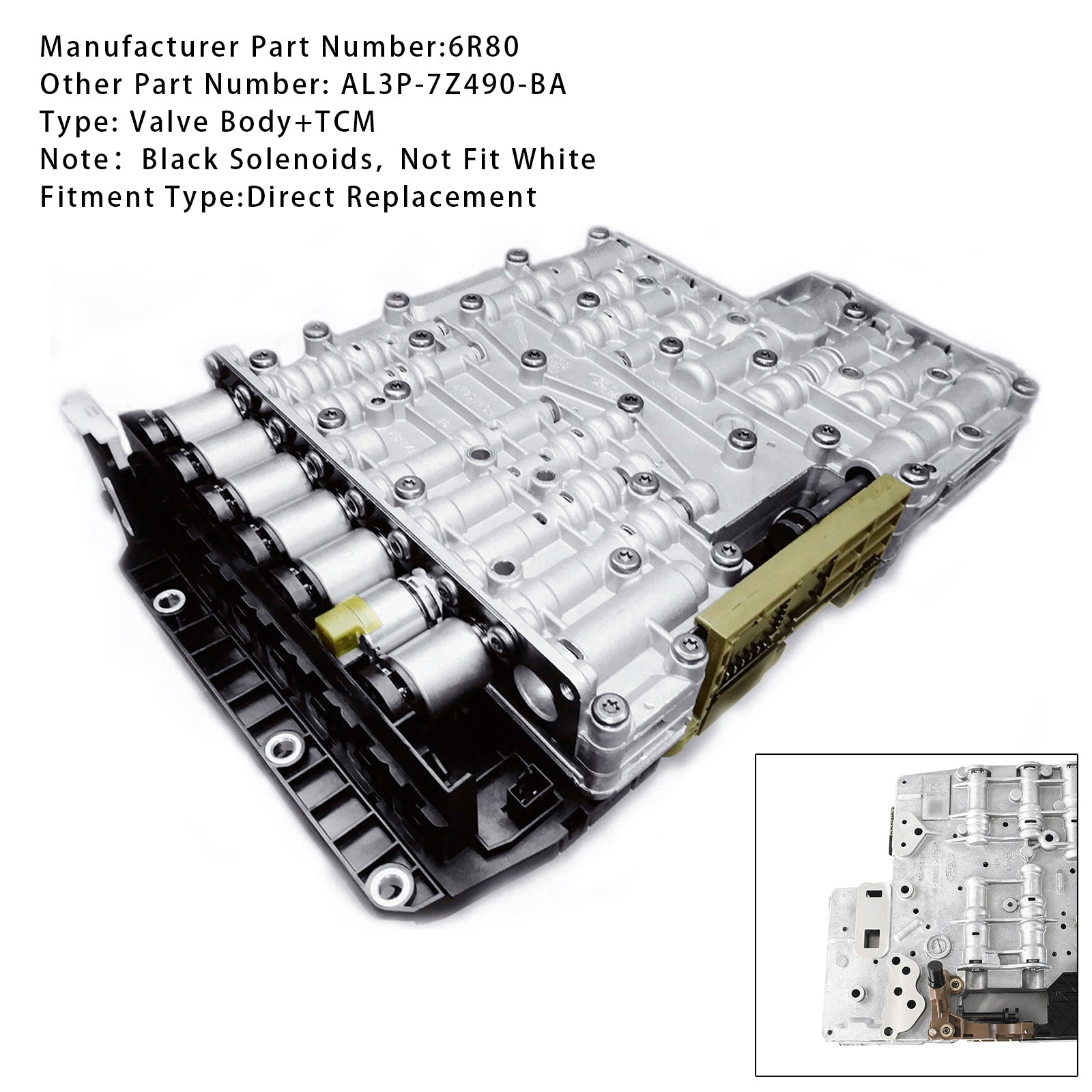 2011+ Lincoln Navigator Ford Expedition 6R80 Transmission Valve Body w/TCM AWD AL3P-7Z490-BA