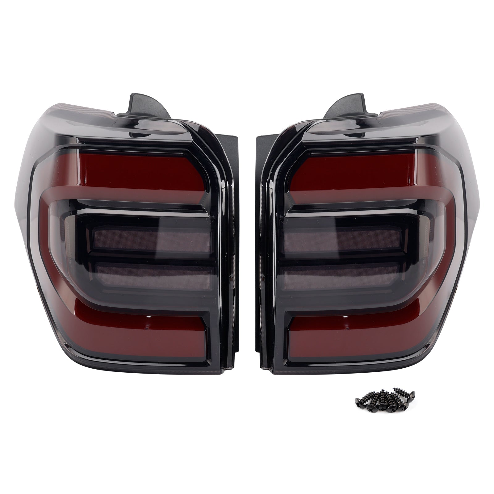 Black Animation Sequential Rear Lamp For Toyota 4Runner 2010-2024 2PCS LED Tail Lights 12W