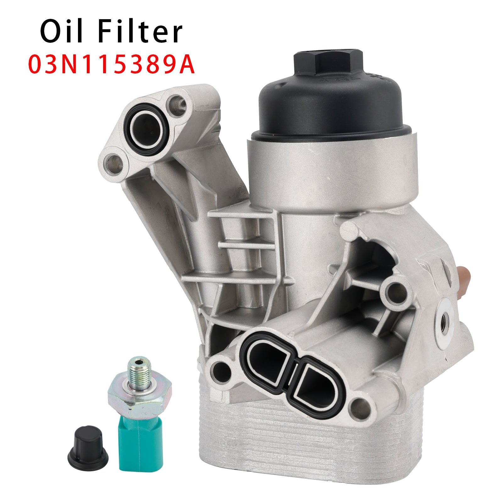 03N115389A Oil Filter Housing Oil Cooler For Audi Seat Skoda VW 1.6 2.0 TDI