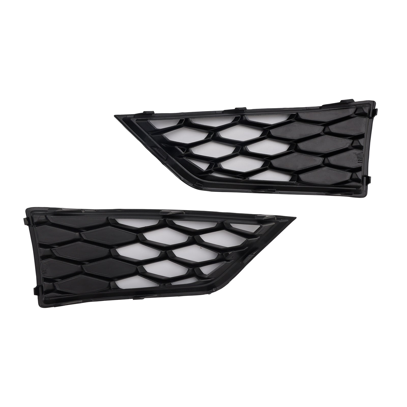 2012-2017 Seat Leon Cupra 5F Black Front Honeycomb Fog Light Grille Cover