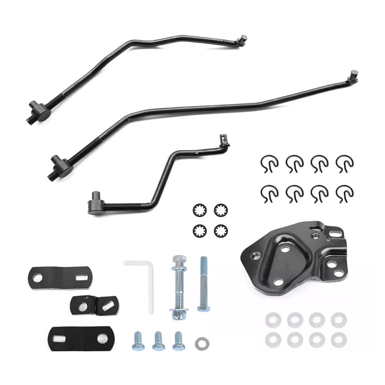 Chevy & GMC 1/2 ton Pickups with Custom installation Muncie 4 speed Shifter Linkage Kit