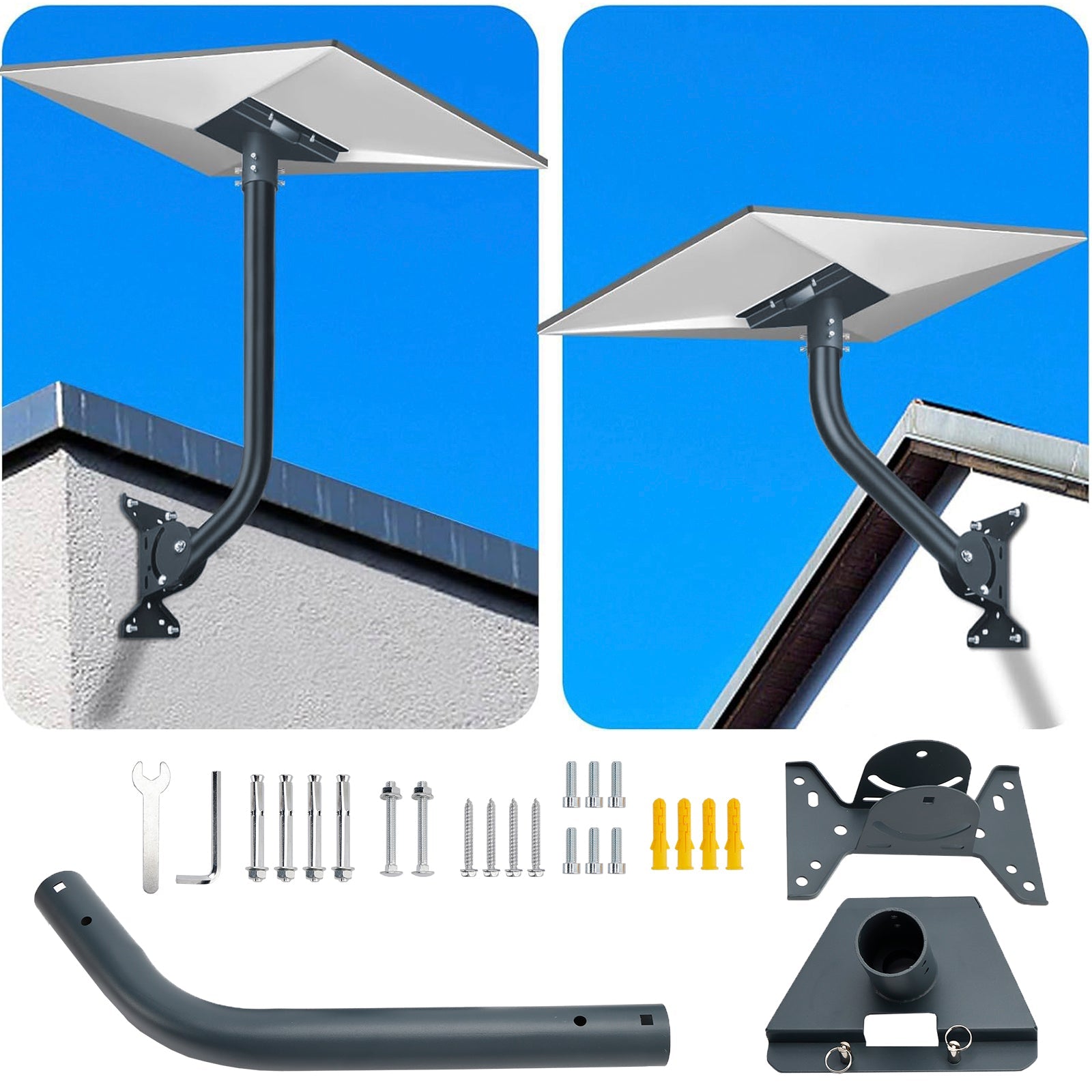 Starlink Gen 3 Mount 360< Adjustable Mounting Kit V3 For Roof Exterior Wall