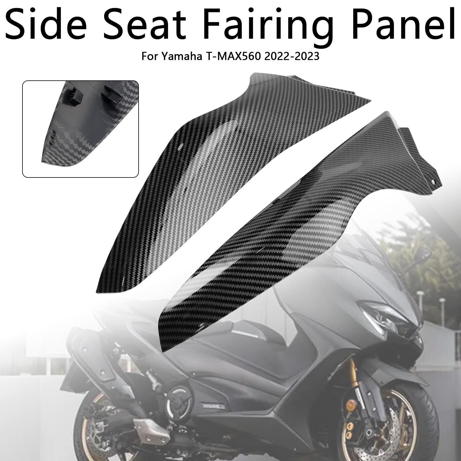 2022-2023 Yamaha T-MAX 560 Rear Tail Side Seat Fairing Panel Cowl