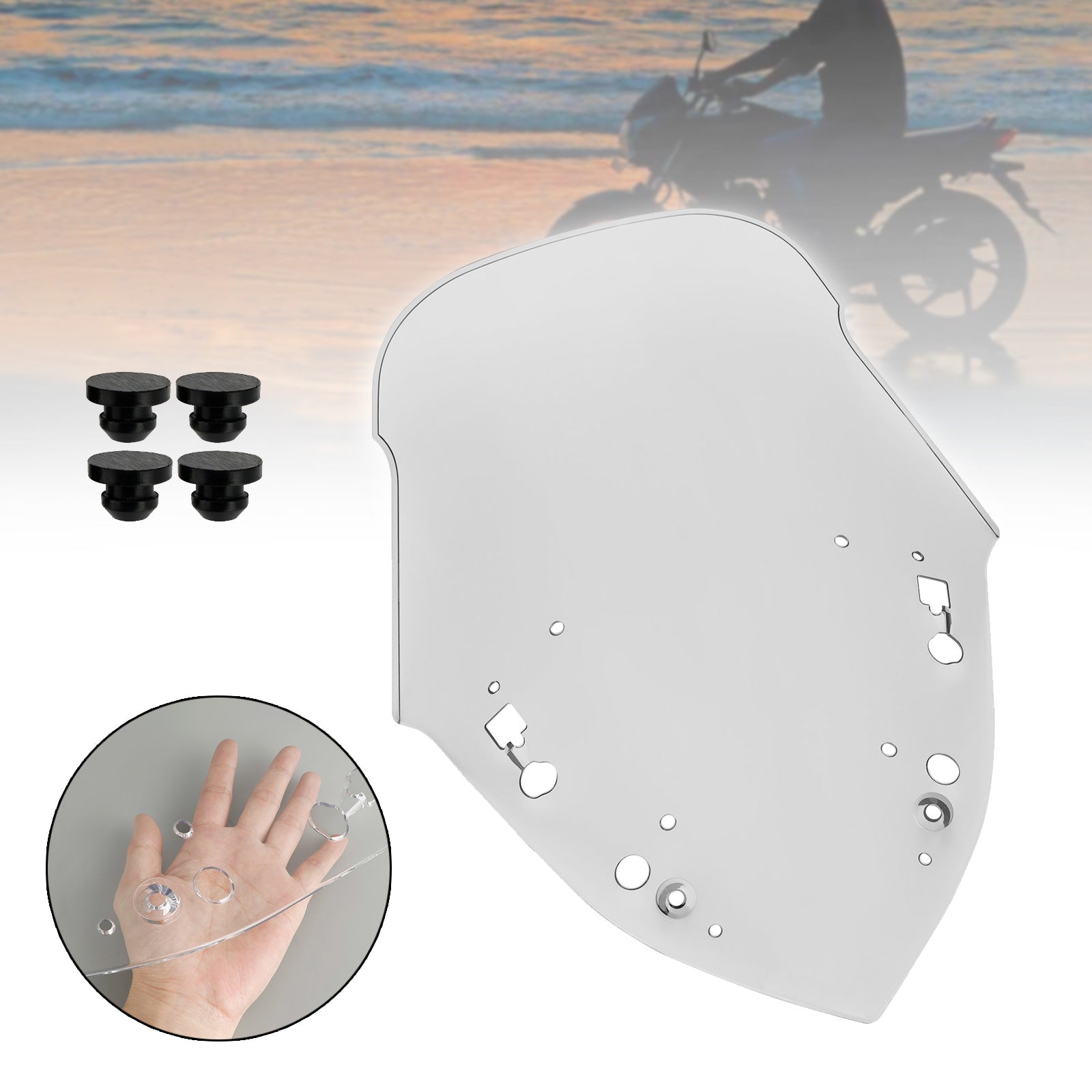 YAMAHA X-MAX 300 2017-2022 ABS Motorcycle Windshield WindScreen