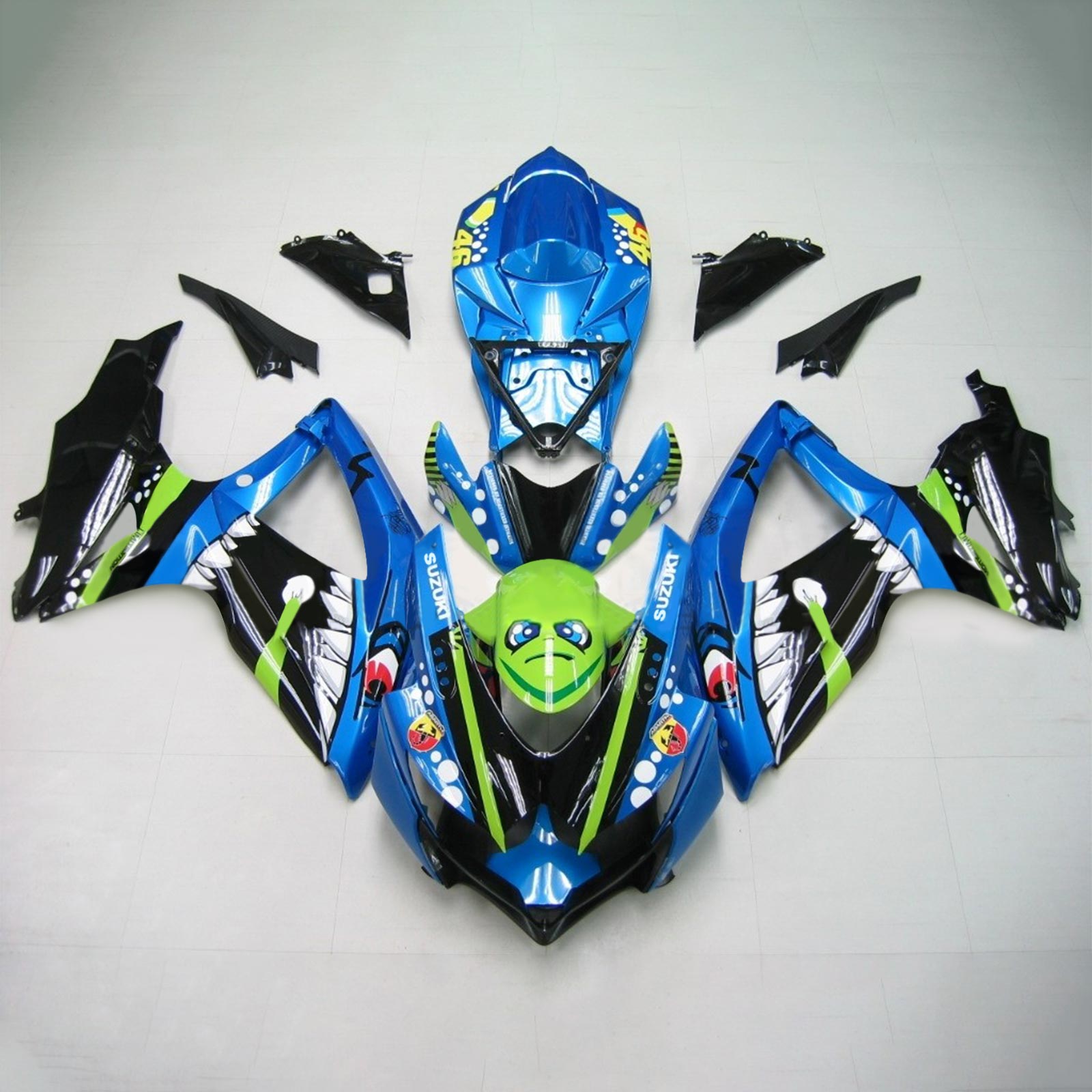 Suzuki GSXR 600/750 2008-2010 K8 Fairing Kit Bodywork Plastic ABS