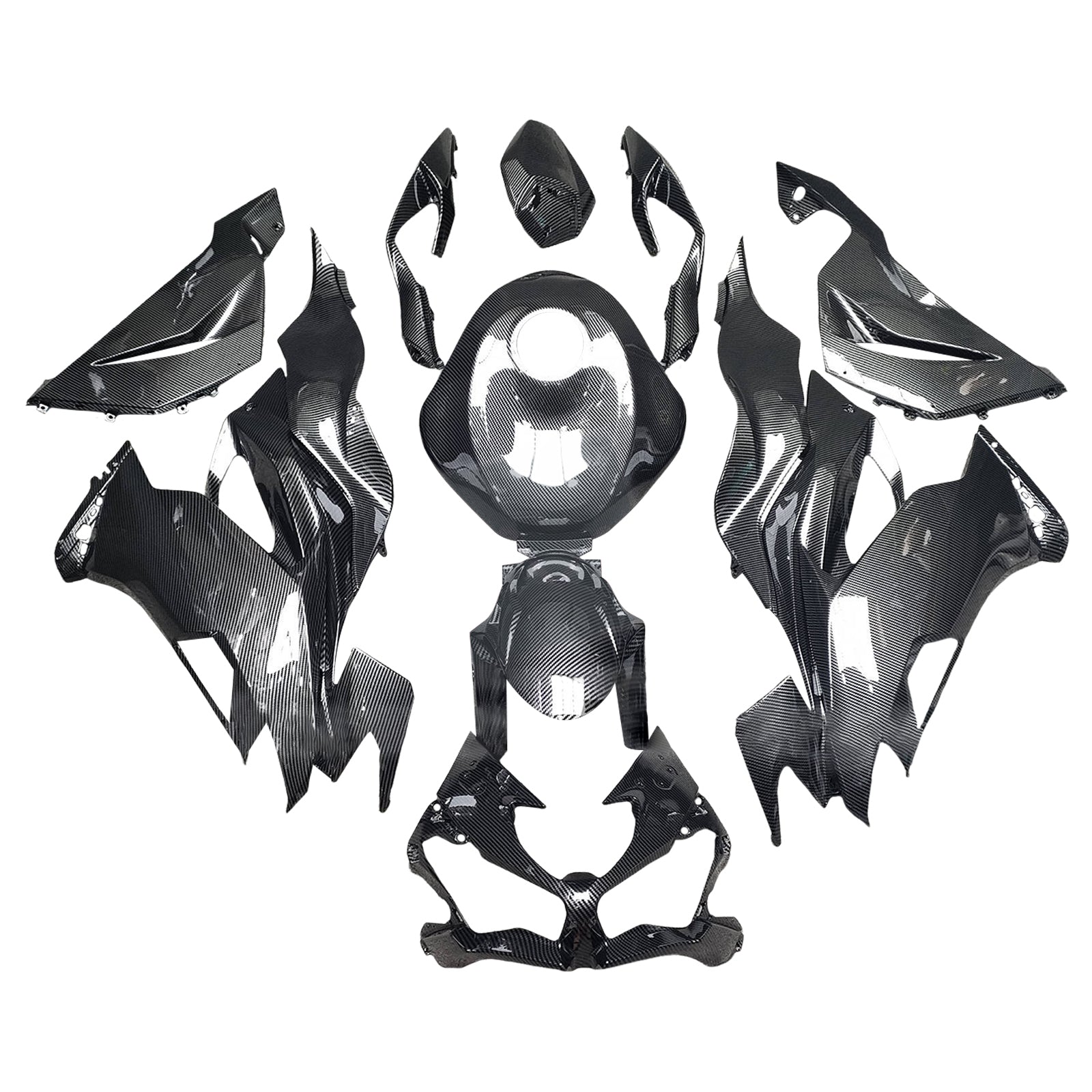 Injection Fairing Kit Bodywork Plastic ABS fit For Kawasaki ZX6R 2019-2023