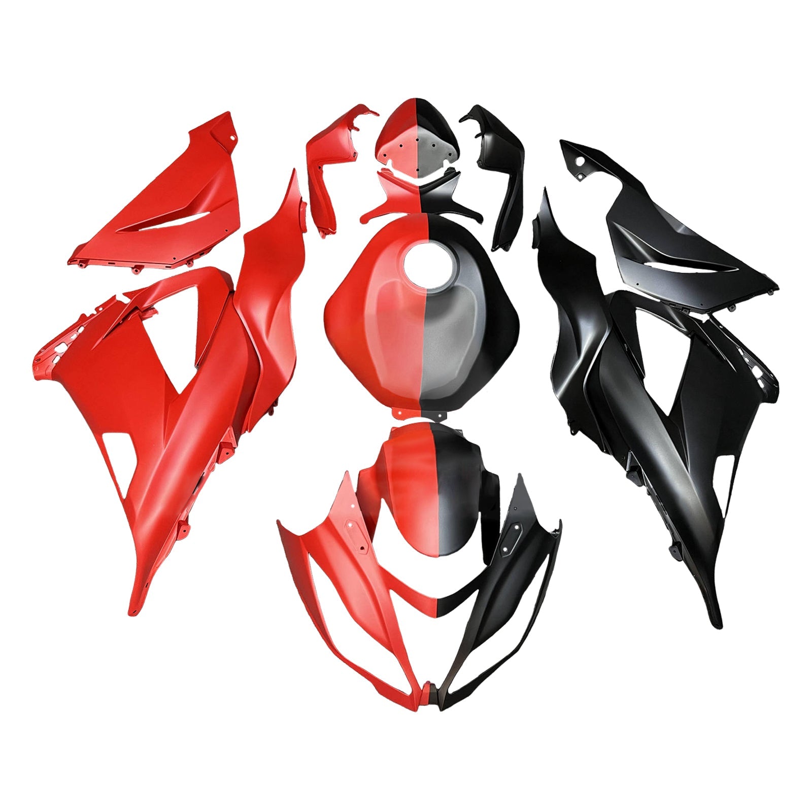 Injection Fairing Kit Bodywork Plastic ABS fit For Kawasaki ZX6R 636 2013-2018