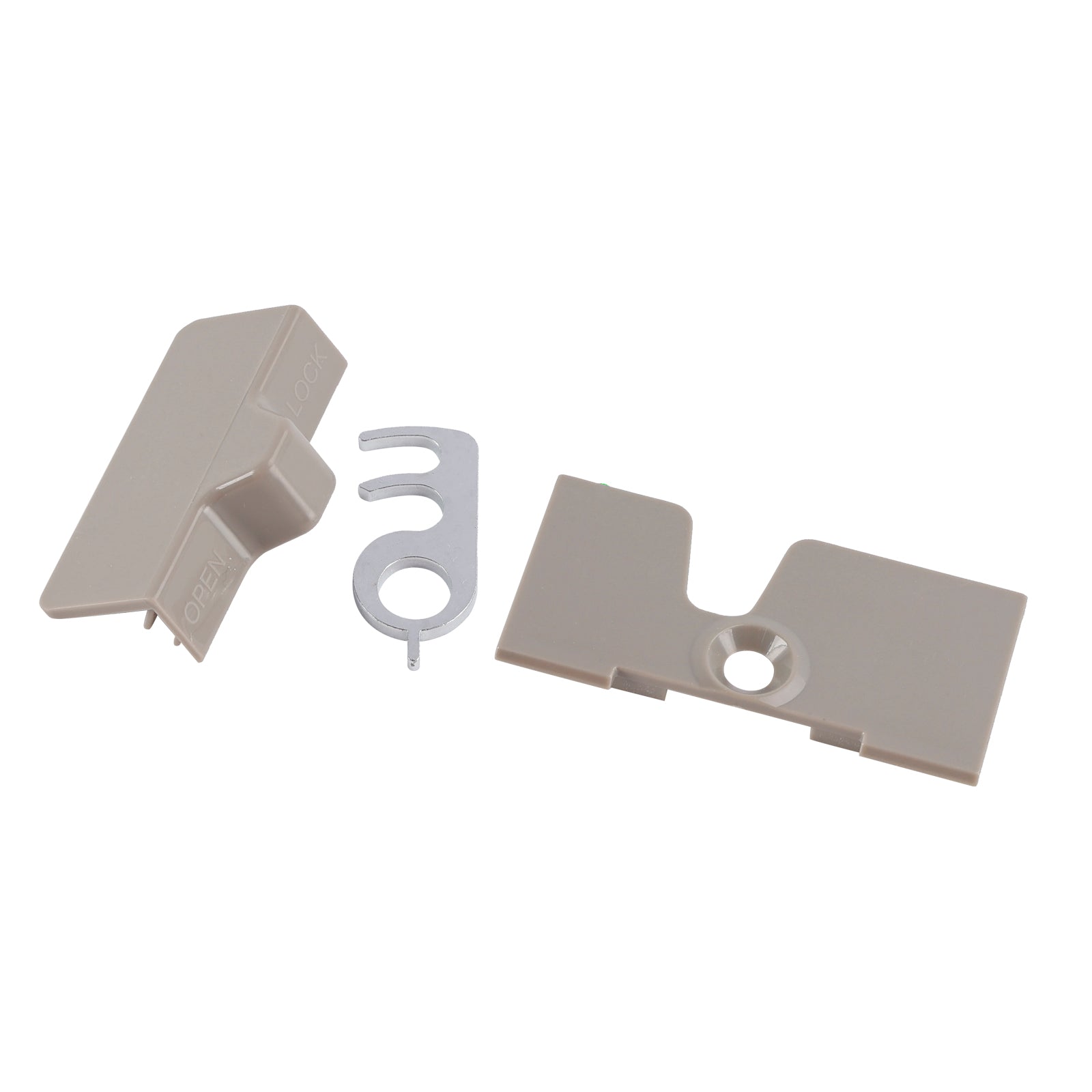 Fridge door catch/lock + backing plate caravan/motorhome RV For dometic