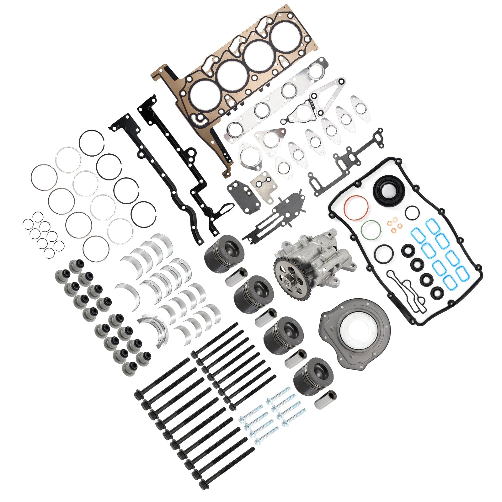 Engine Rebuild Kit for Ford Transit & Ranger 2.2 TDCi RWD Duratorq BK3Q-6051-C1C 9677428680