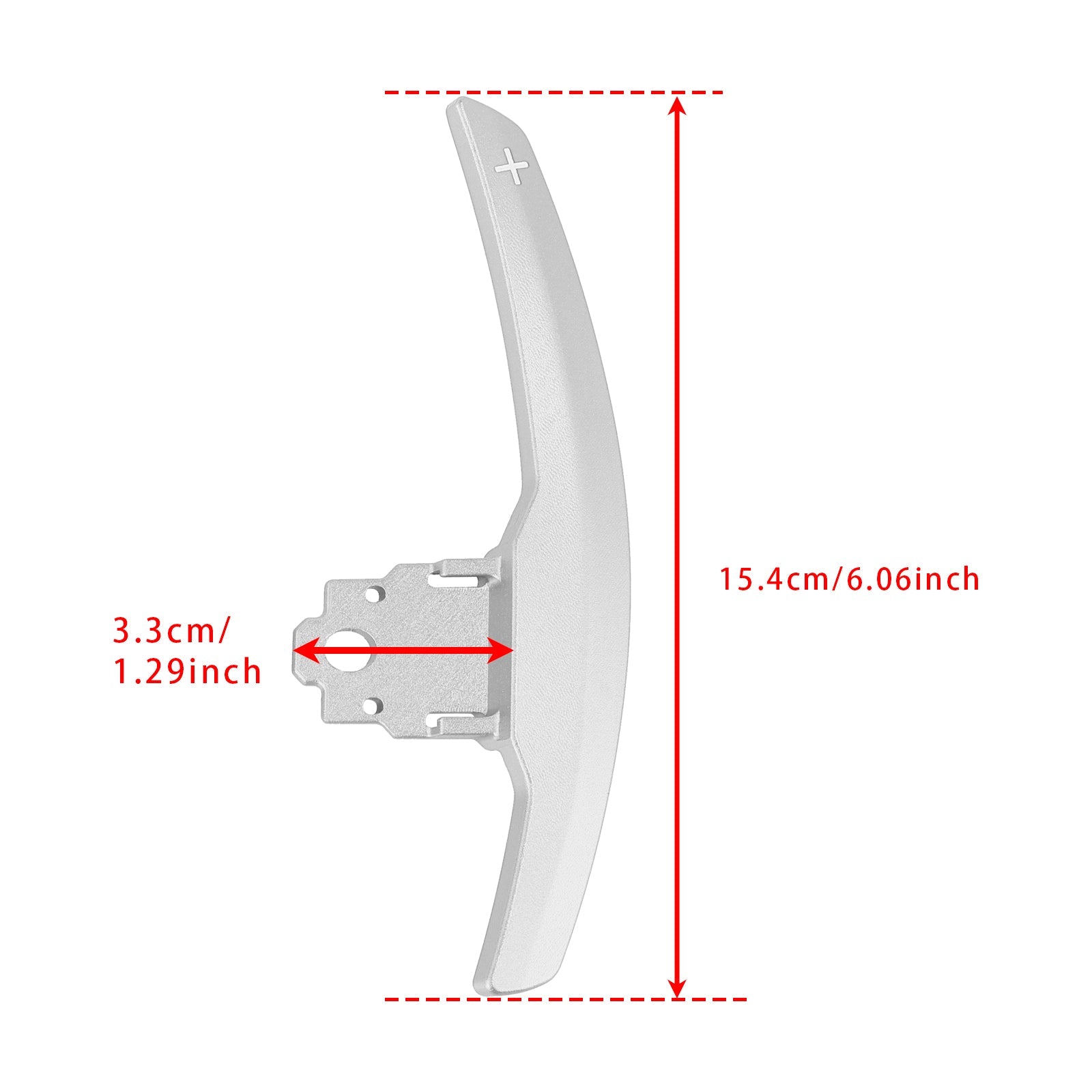 Paddle Shifter Extension For BMW F Series F30 F31 F32 F10 X3 X5 Aluminium Silver