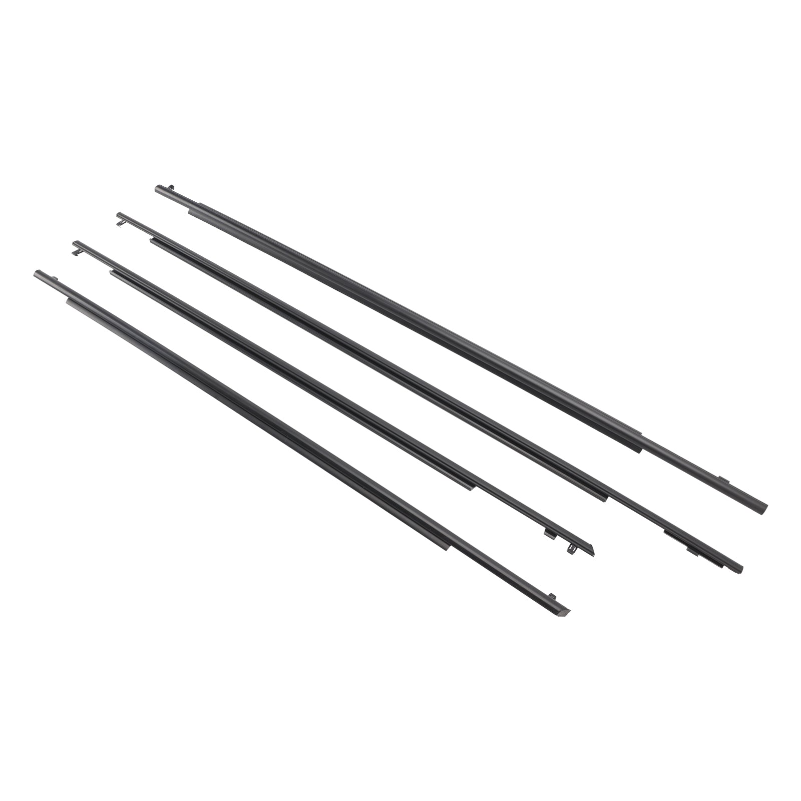 2010-2015 Toyota Prius 4PCS Door Glass Belt Outer Molding Weatherstrip