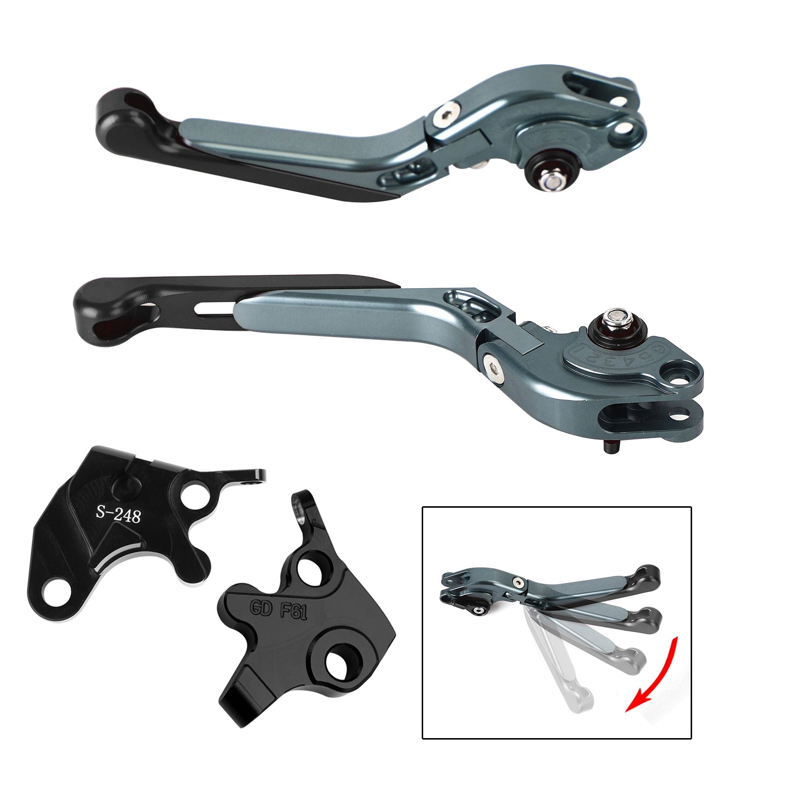 Adjustable Clutch Brake Lever fit for YAMAHA YZF R125 2008-2011