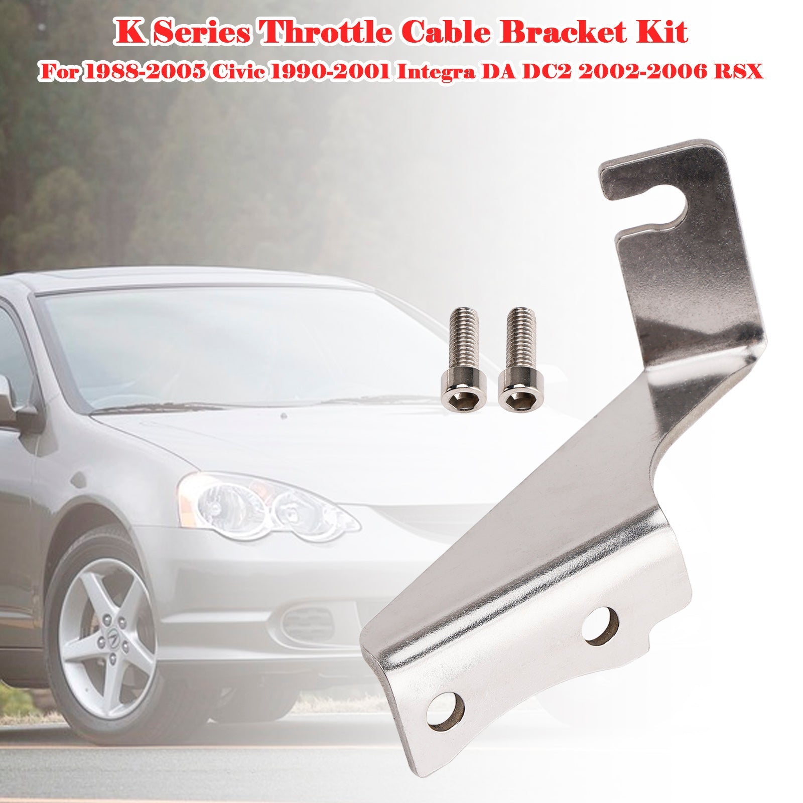 K Series Throttle Cable Bracket Kit For Acura Integra DC2 90-01 RSX Type S 02-06