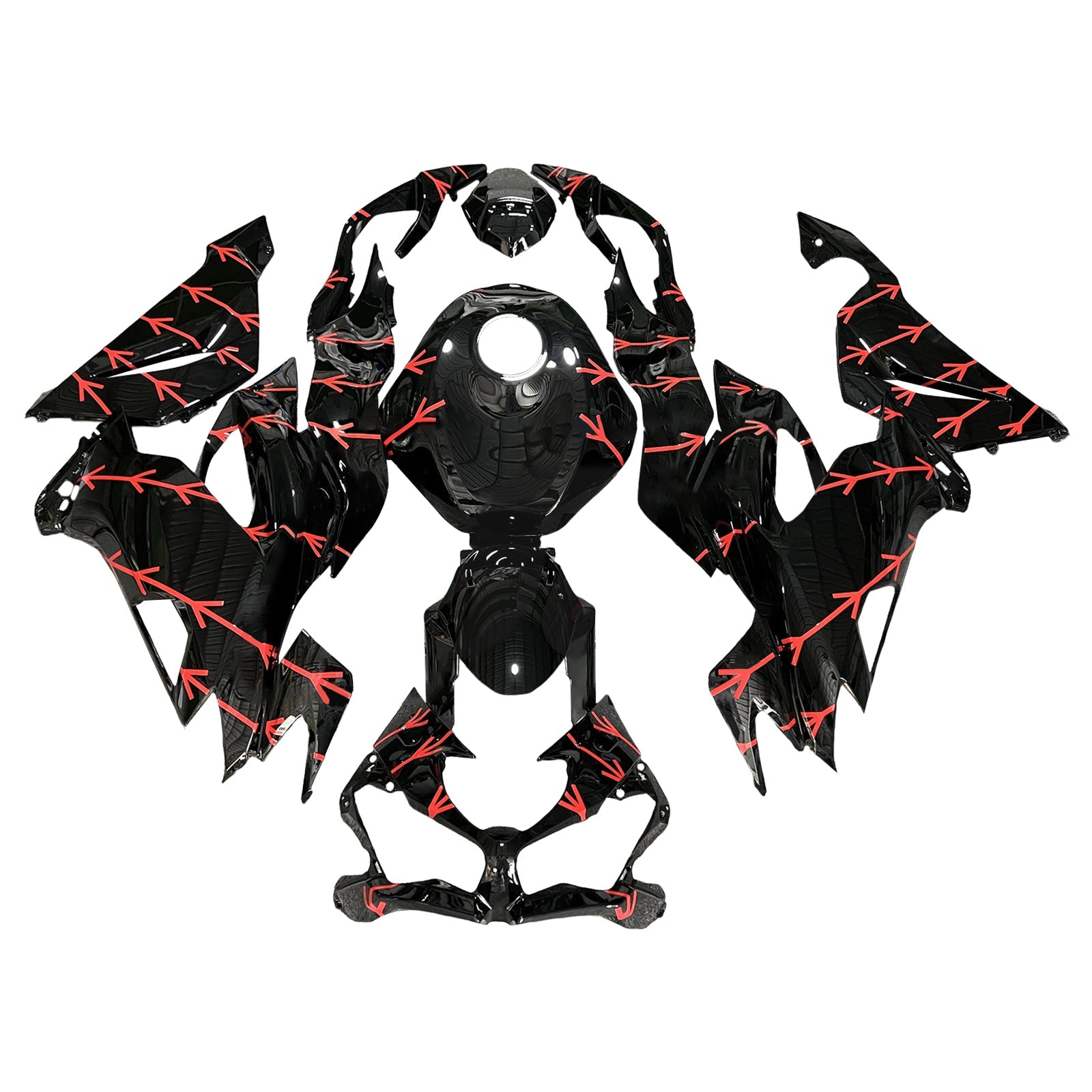 Injection Fairing Kit Bodywork Plastic ABS fit For Kawasaki ZX6R 2019-2023