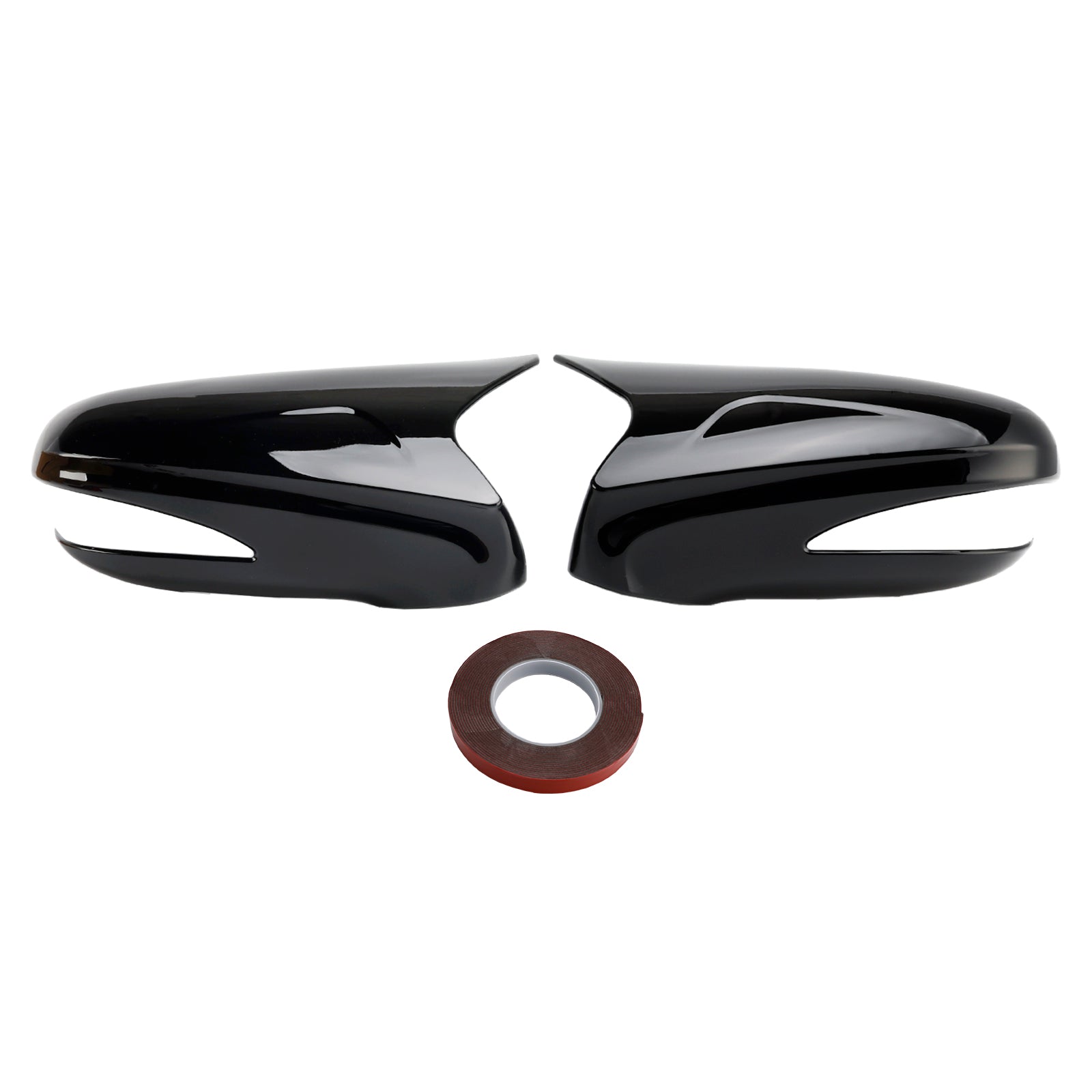 Side Mirror Covers Rearview Housing Black for Lexus IS250 IS350 ES350