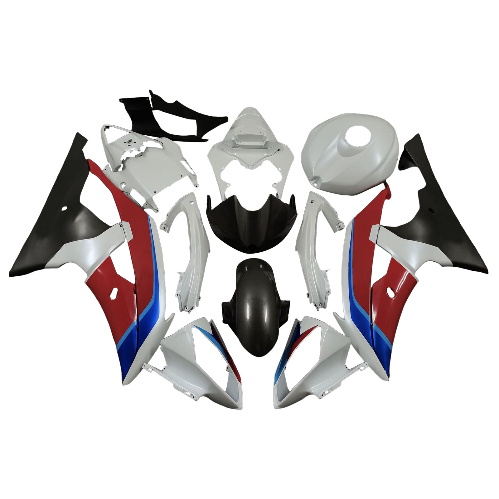 Injection Fairing Kit Bodywork Plastic ABS For Yamaha YZFR6 YZF-R6 2008-2016