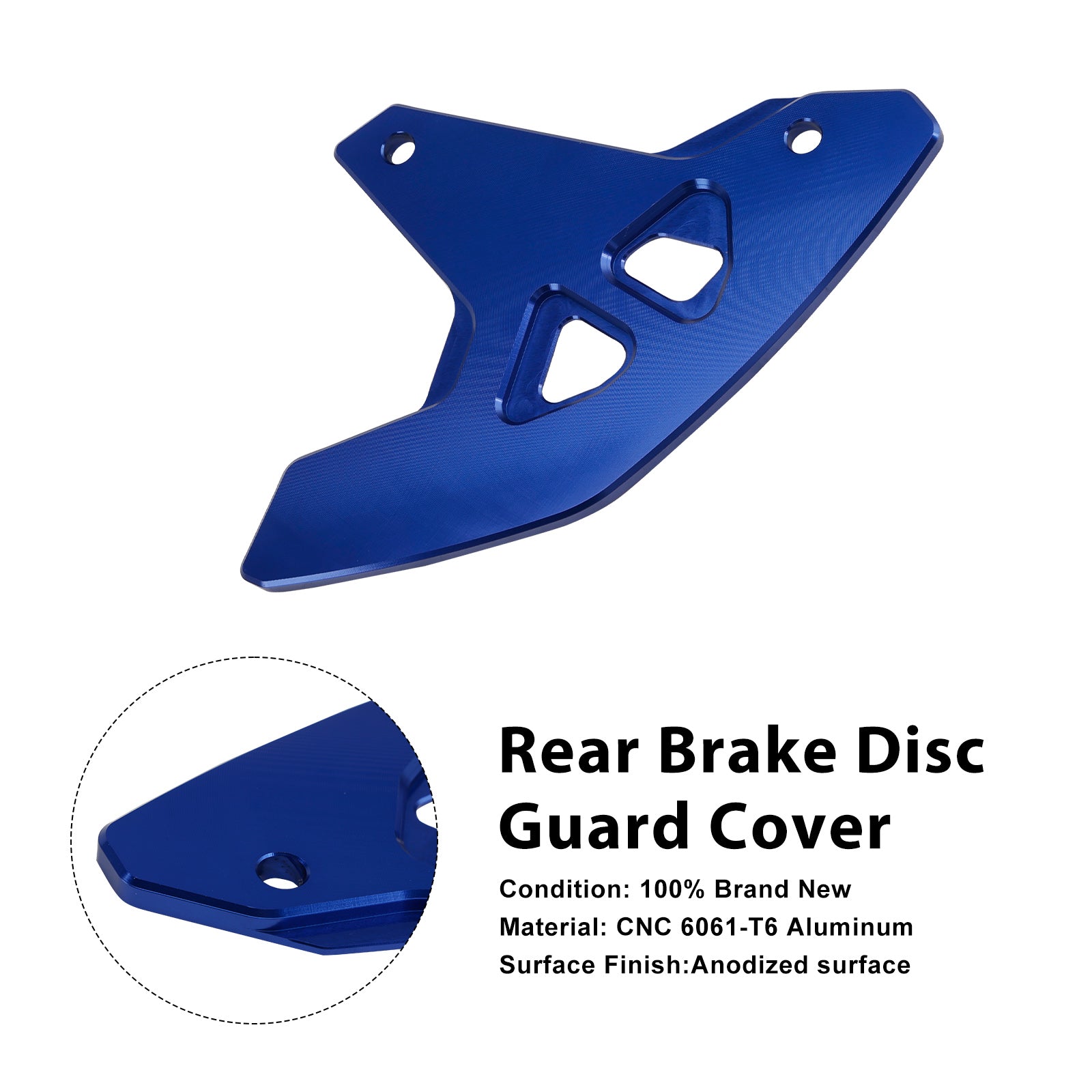 Rear Brake Disc Guard Cover For Suzuki DR-Z400SM 2000-2024 DRZ400/S/E