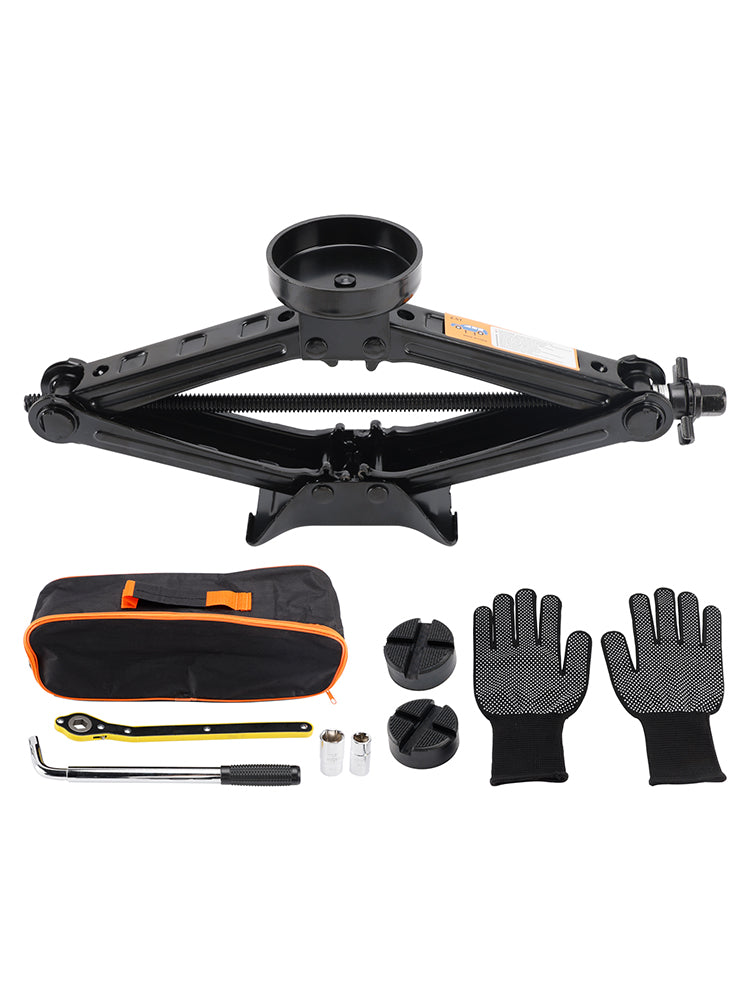 Car Jack 2.5 T/2500 kg Universal Scissor Jack Wheel Brace Wrench For SUV MPV