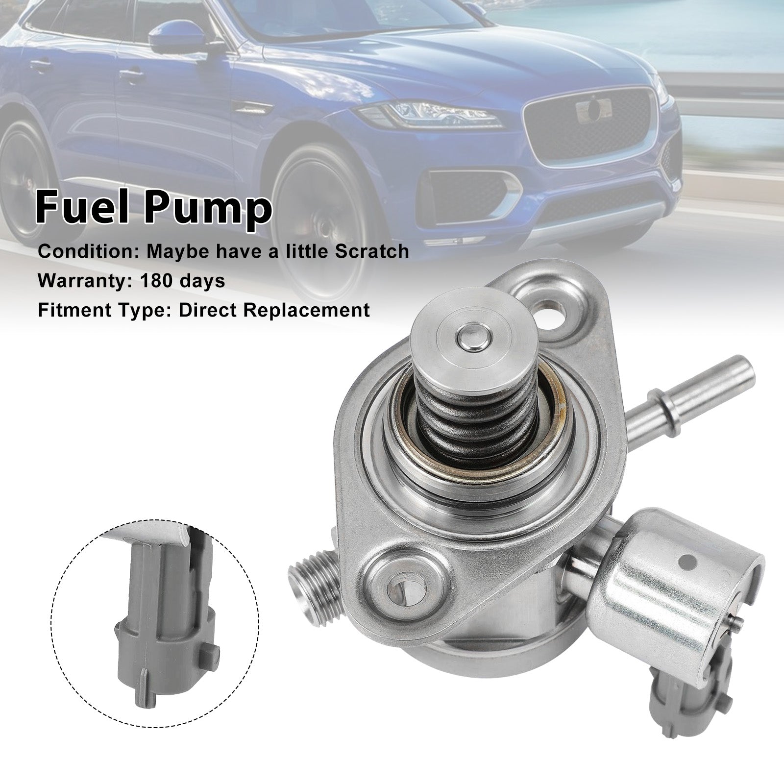 High Pressure Fuel Pump BR2E9D376AA Fit Jaguar E-Pace F-Pace XE XF 2013-2017