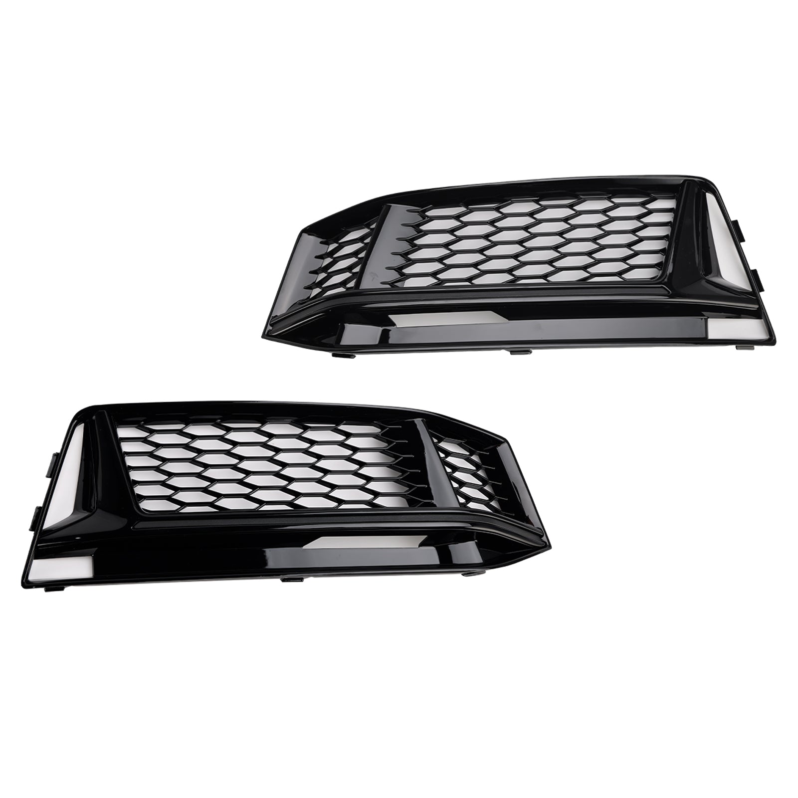 2016-2018 AUDI A4 B9 S-Line S4 2PCS Fog Light Cover Grille Grill